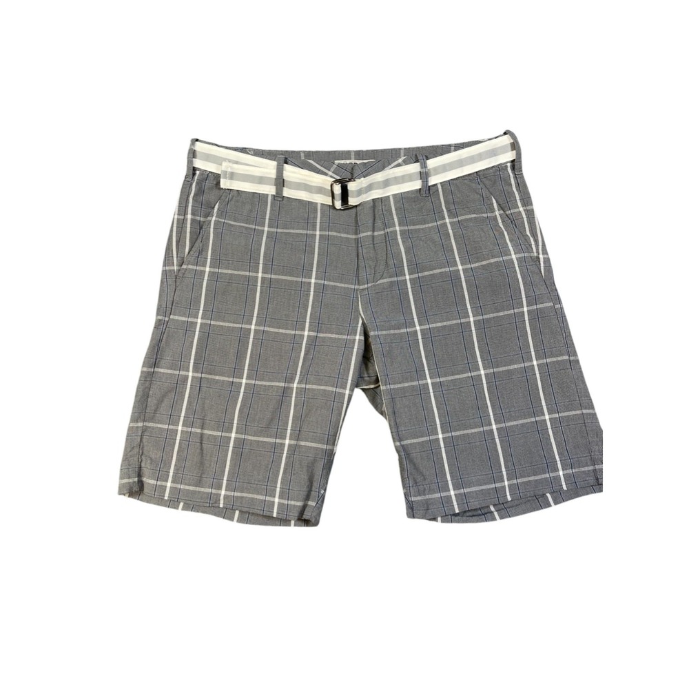 Express Photographer Mens belted shorts 30W Classic fit preppy